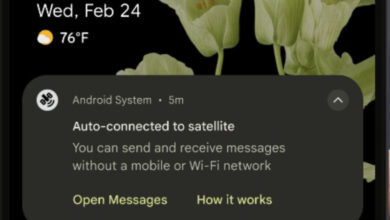 Photo of Google Android 15 готовит поддержку спутникового роуминга для смартфонов