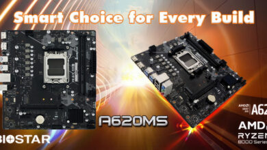 Photo of Biostar представила недорогую материнскую плату A620MS для чипов AMD Ryzen 7000 и 8000G