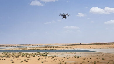 Photo of EHang продемонстрировала в Абу-Даби беспилотные дроны трёх модификаций: пассажирский, грузовой и пожарный