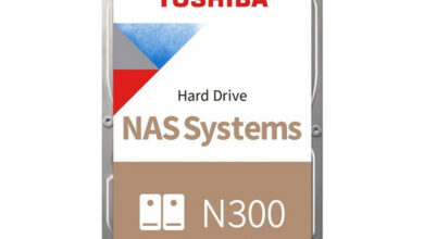 Photo of 22 Тбайт и SATA III: Toshiba представила обновлённую серию жёстких дисков N300 для NAS